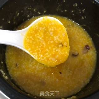 Pumpkin Red Date Millet Congee recipe