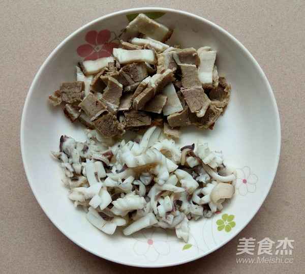 Spicy Fried Cuttlefish Pork recipe