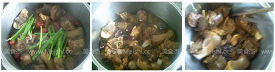 Braised Lamb with Yam on Iron Stick recipe