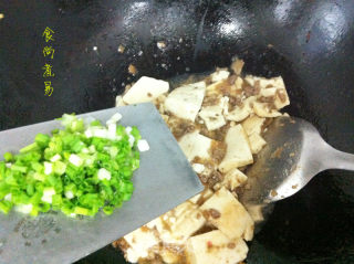 Braised Tofu with Meat Sauce recipe