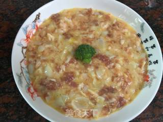 Steamed Egg with Lily Minced Pork recipe