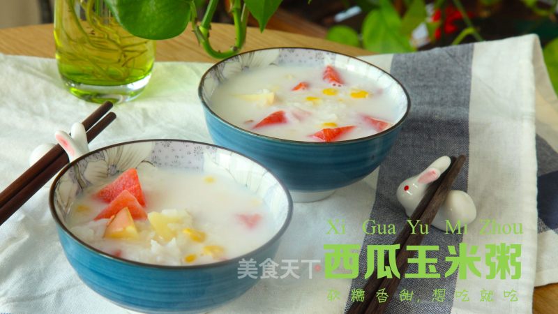 There is A Fresh Kitchen: Summer Solstice Health Porridge-watermelon Polenta