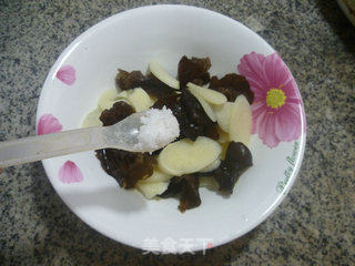 Black Fungus Mixed with Rice White recipe