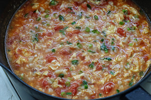 The Tomato and Shrimp Lump Soup is So Delicious! recipe