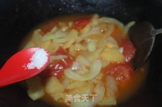 #家常下饭菜#tomatoes and Potatoes Roasted Old Cucumber recipe