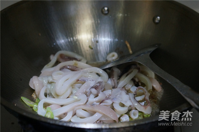 Squid and Egg Noodle Soup recipe