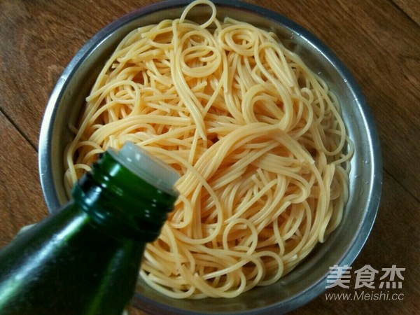 Vegetarian Fried Spaghetti recipe