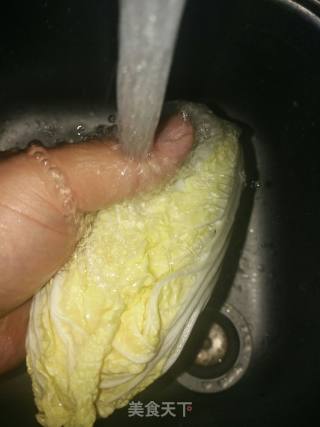 -wash The Intestines and Bath-clean Water Cabbage recipe