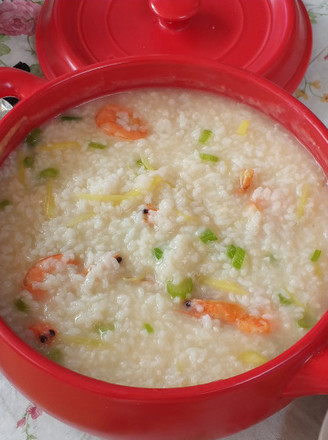 Fresh Shrimp and White Rice Porridge Chaoshan Casserole Porridge recipe