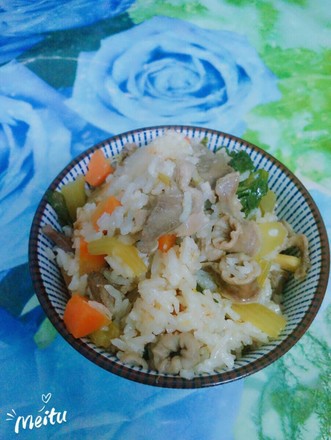 Pork Miscellaneous Braised Rice recipe