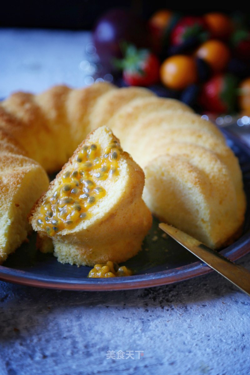 Passion Fruit Chiffon Cake recipe