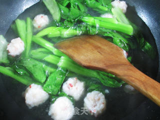 Shrimp-flavored Cabbage Core Wide Noodle recipe