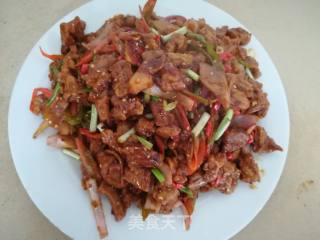 Spicy Crispy Pork with Oyster Sauce recipe