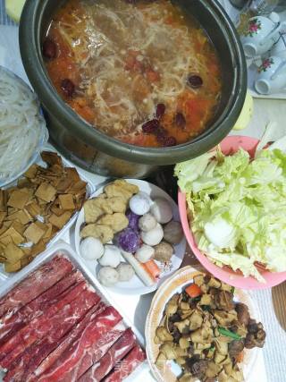 Duck Leg Beef Hot Pot recipe