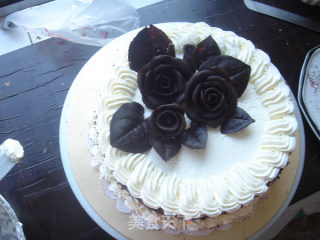 Chocolate Rose Cake recipe