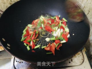 Eggplant Tomato Noodles recipe