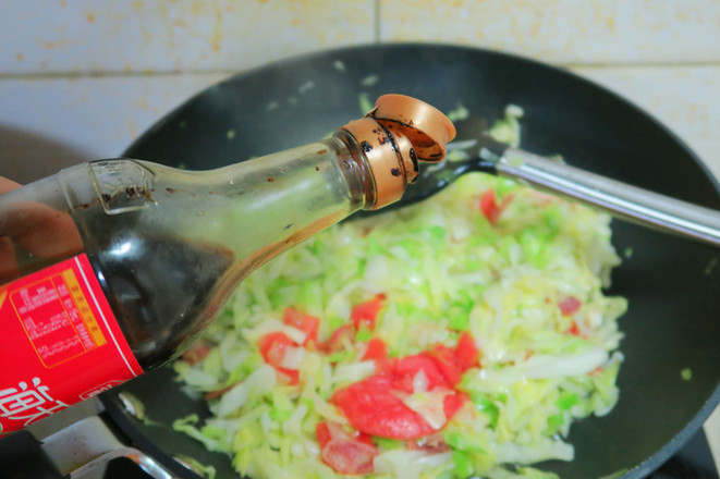 Home-cooked Egg Sausage Pancake Shreds recipe