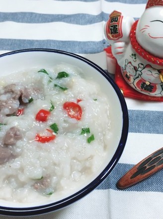 Hanlu Health Congee-leek Beef Fresh Rice Congee recipe