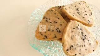 #aca烤明星大赛#five-spice Black Sesame Cookies recipe