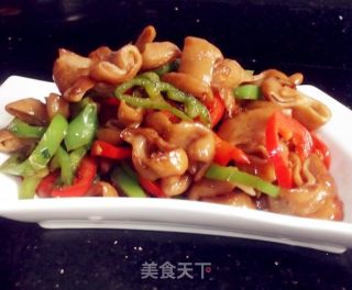 Stir-fried Pork Intestines with Chili recipe