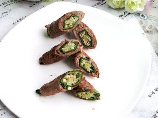 Beef Okra Roll recipe