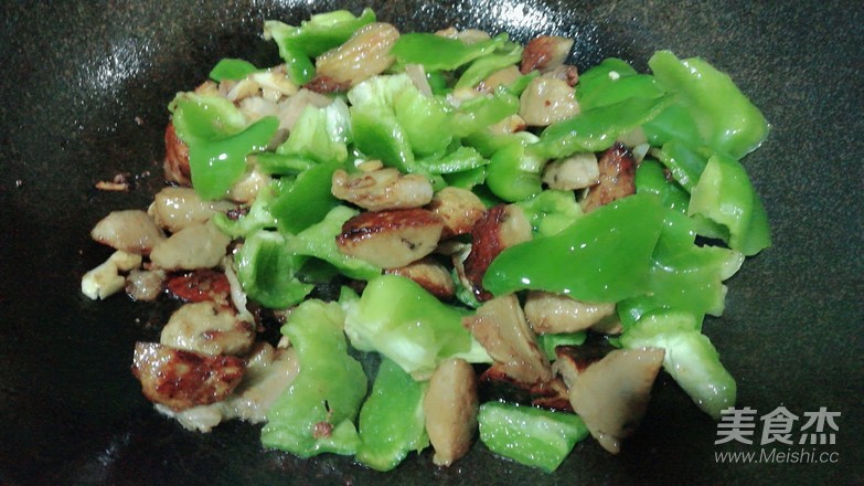 Stir-fried Pork with Green Peppers recipe