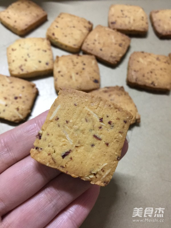 Coconut Cranberry Almond Cookies recipe