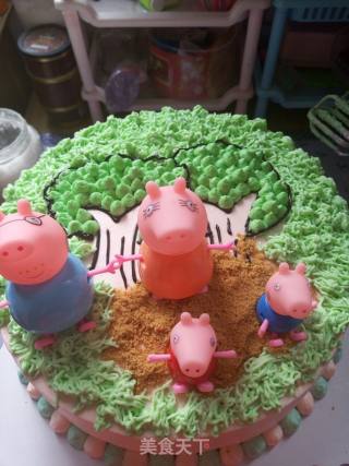 #柏翠大赛#little Pig Peggy's Birthday Cake recipe