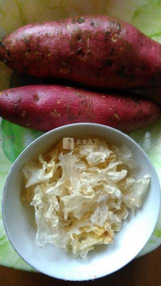 Purple Sweet Potato Tremella recipe