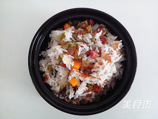 Claypot Rice with Seasonal Vegetables recipe