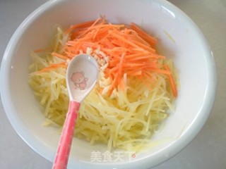 Mixed Carrot and Potato Shreds recipe