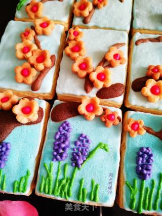 #柏翠大赛#niaoyuhuaxiang Biscuits [creative Icing Biscuits] recipe