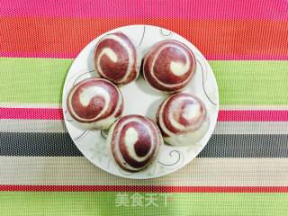 [northeast] Two-color Bean Paste Buns recipe