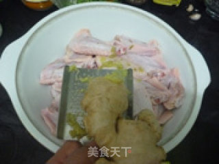 Steamed Chicken Wings with Garlic recipe