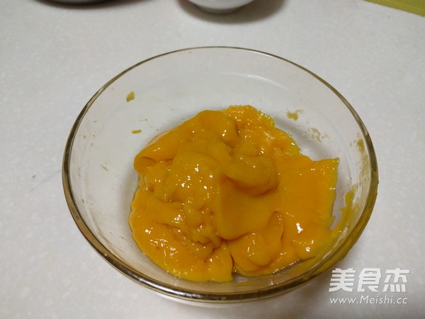 【mango Flowing Heart Mousse Cake】 recipe