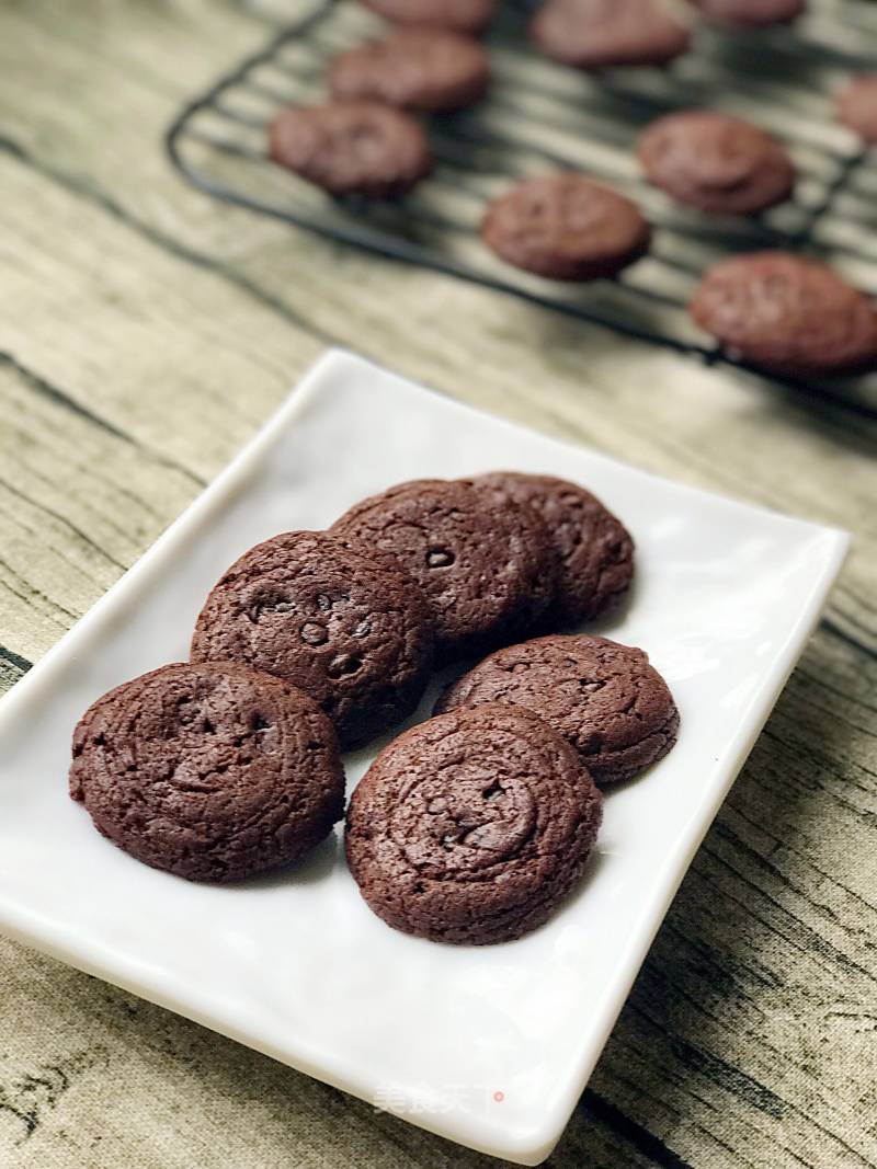 #aca Fourth Session Baking Contest# Make Erotic Chocolate Soft Cookies with Vegetable Oil recipe