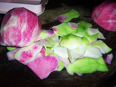 Simmered Radish Skins recipe