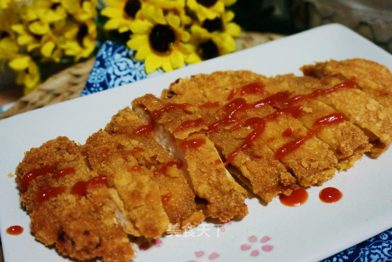 #trust of The Beauty#the Color and Luster are Not Inferior to The Store’s 【fragrant Crispy Chicken Chop】