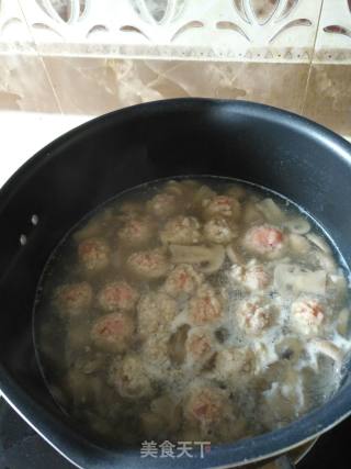 Mushroom Ball Soup recipe