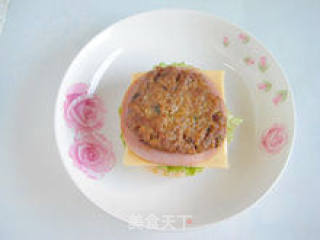 Energy Breakfast-----【pork Hamburger】 recipe