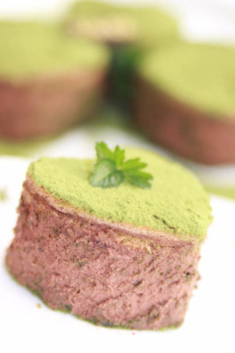 Four-leaf Clover Matcha Mousse-fresh in Spring, Green and Beautiful, Good Mood recipe