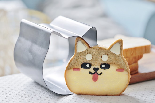 Shiba Inu Toast【cat Head Toast】 recipe