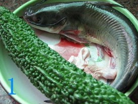 Bitter Gourd Braised Cattail recipe