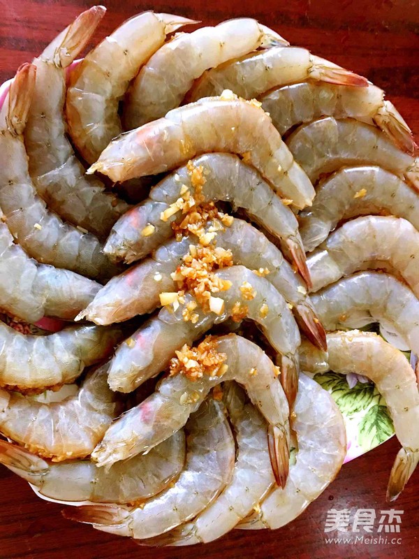Garlic Open Back Shrimp recipe