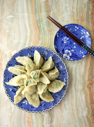 Leek and Spanish Mackerel Dumplings recipe