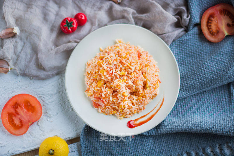 Solve Leftovers-tomato and Egg Fried Rice recipe