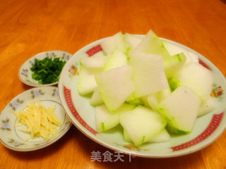 Fried Winter Melon with Bean Paste recipe