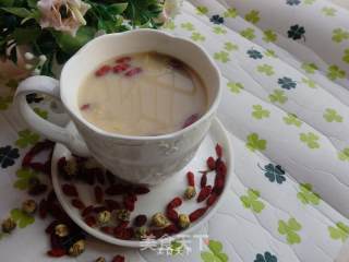 Chrysanthemum and Wolfberry Soy Milk---soy Milk Suitable for Summer recipe