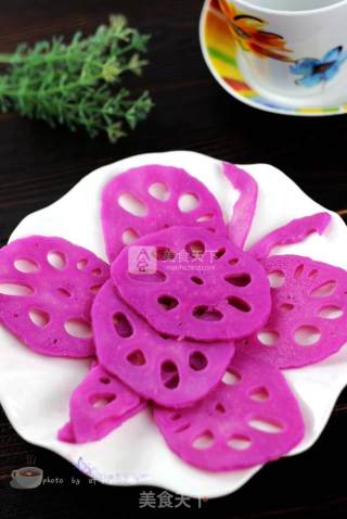 Winter Healthy Refreshing Dish---sour and Spicy Rouge Lotus Root Slices recipe