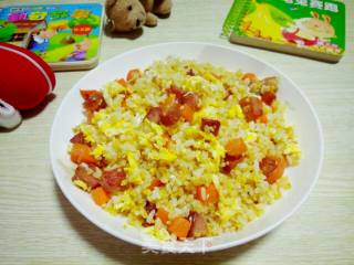 Fried Rice with Sausage and Egg recipe